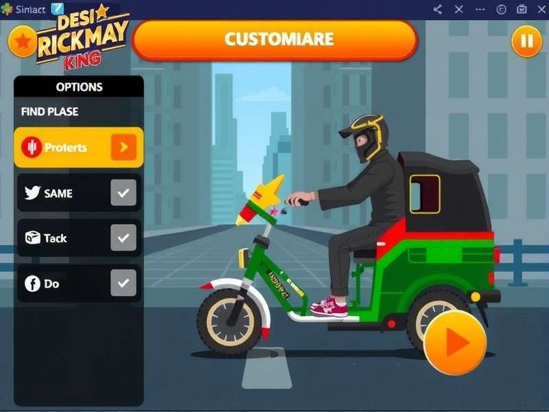 Desi Rickshaw King Game Screenshot
